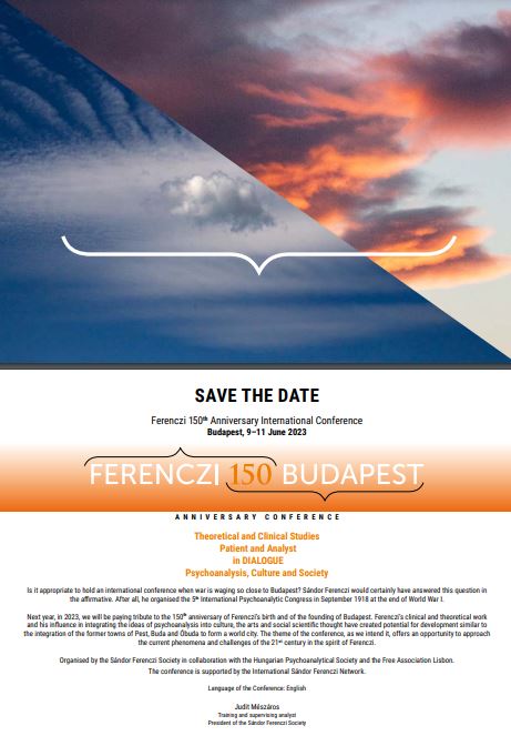 Save the Date! Ferenczi 150 Budapest Anniversary International Conference